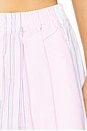 view 6 of 6 Pleated Boxer Short in Light Pink & Mauve