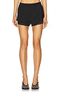 view 1 of 6 Sartorial Short With Logo Embroidery in Black