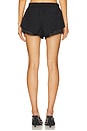 view 4 of 6 Sartorial Short With Logo Embroidery in Black