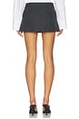 view 4 of 6 Tailored Mini Skort in Black & Charcoal
