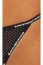 view 5 of 5 String Bikini Brief With Logo Elastic Binding in Black