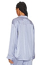 view 4 of 5 Pajama Long Sleeve Shirt in Blue Bells