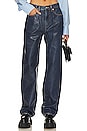 view 1 of 5 EZ COATED ミッドライズデニム in Dark Indigo