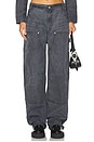 view 1 of 6 High Waisted Workwear Carpenter Pants in Mirage Grey