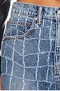 view 6 of 6 Balloon Jean Croc Rip in Vintage Medium Indigo