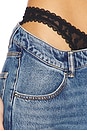 view 6 of 6 Dip Side Jean Lace Undie in Vintage Medium Indigo