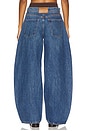 view 4 of 6 Prestyled Oversized Pleated Jea in Deep Blue