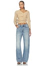 view 7 of 7 Float Jeans With Logo Shadow Pockets in Authentic Light Indigo