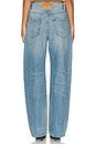 view 5 of 6 Float Mid Rise Relaxed Jeans in Tinted Medium Indigo
