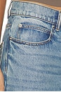 view 7 of 6 Float Mid Rise Relaxed Jeans in Tinted Medium Indigo