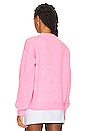 view 3 of 4 Debossed Stacked Logo Unisex Pullover in Prism Pink