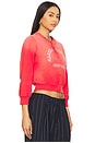 view 2 of 4 Shrunken Cardigan Crewneck in Sunfade Bombshell
