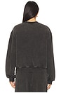 view 3 of 4 Graphic Crewneck Sweatshirt in Faded Black