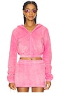 view 1 of 5 Shrunken Zip-up in Washed Lotus
