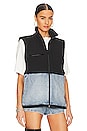 view 2 of 4 Nylon Combo Vest in Light Indigo Fade