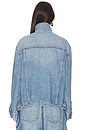 view 4 of 5 5 Pocket Track Jacket in Vintage Light Indigo