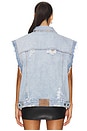 view 3 of 5 GILET in Light Powder Blue