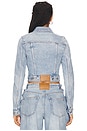view 3 of 4 Snug Trucker Jacket in Vintage Bleach Blue