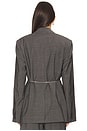 view 3 of 4 Tailored Blazer With Chain in Dark Grey Melange