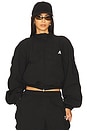 view 1 of 5 Zip Sleeve Coaches Jacket in Black