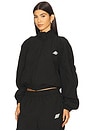 view 2 of 5 Zip Sleeve Coaches Jacket in Black