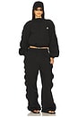 view 4 of 5 Zip Sleeve Coaches Jacket in Black