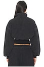 view 3 of 5 Funnel Neck Jacket in Faded Black