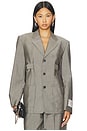 view 1 of 5 Blazer in Mink Melange