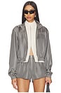 view 1 of 5 BLOUSON CROPPED TRACK in Steel Grey