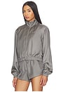 view 3 of 5 BLOUSON CROPPED TRACK in Steel Grey