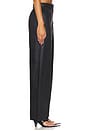 view 3 of 6 Slit Back Balloon Trouser in Black