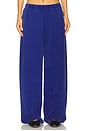 view 2 of 7 Articulated Leg Sweatpant in Washed Scuba Blue