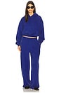 view 6 of 7 Articulated Leg Sweatpant in Washed Scuba Blue