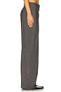 view 2 of 6 Mid-rise Trouser With Chain in Dark Grey Melange
