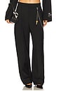 view 1 of 6 Mid-rise Trouser With Chain in Black