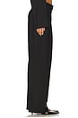view 2 of 6 Mid-rise Trouser With Chain in Black