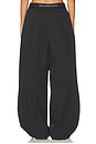 view 4 of 6 Mid Rise Pleated Pant in Black