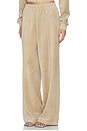 view 3 of 6 Allover Hotfix Relaxed Pant in Warm Taupe