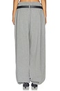 view 4 of 6 BELTED スウェットパンツ in Dark Heather Grey