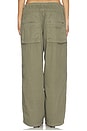 view 4 of 6 Cargo Pant With Articulated Pockets in Washed Army Green