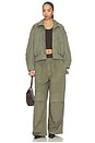 view 5 of 6 Cargo Pant With Articulated Pockets in Washed Army Green