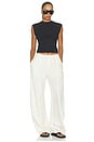 view 6 of 6 Mid-rise Track Pant in Ivory