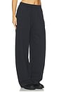 view 2 of 6 Mid-Rise Relaxed Sweatpant in Black