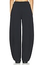 view 5 of 6 Mid-Rise Relaxed Sweatpant in Black