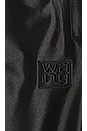 view 5 of 5 PANTALON FORME JOGGING STACKED WANG PUFF in Black