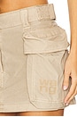 view 6 of 6 Big Pocket Cargo Mini Skirt in Safari