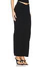 view 2 of 6 Ruched Maxi Skirt in Black