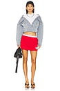 view 5 of 6 Athletic Mini Skort in Red