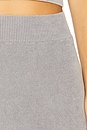 view 6 of 6 Mini Skirt With Embossed Logo in Washed Grey