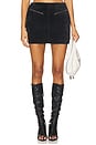 view 1 of 6 Low Rise Mini Skirt in Black